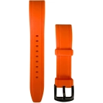 PULSERA SILICONE HIGH QUALITY ORANGE SIZE 20MM-22MM
