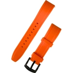 PULSERA SILICONE HIGH QUALITY ORANGE SIZE 20MM-22MM - Imagen 3