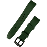 PULSERA SILICONE HIGH QUALITY GREEN SIZE 20MM-22MM - Imagen 3