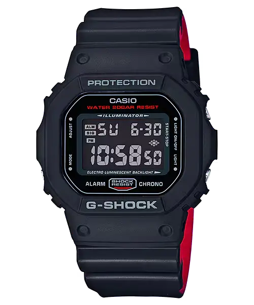 DW-5600HR-1-1.png RELOJ G-SHOCK DIGITAL CABALLERO DW-5600HR-1 - Imagen 1