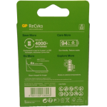 GP RECYKO BATTERIES AAA 650MAH 2PCS. GP65AAA-2APCEB2 - Imagen 3