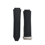 PULSERA SILICONE PREMIUM QUALITY FOR HUBLOT BLACK SIZE 25MM - Imagen 2