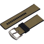 PULSERA RESINA/LONA PREMIUM QUALITY BEIGE SIZE 20MM-24MM - Imagen 2
