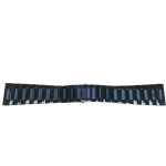 PULSERA ACERO INOX NEGRO HEBILLA MARIPOSA SIZE 22MM-24MM - Imagen 2