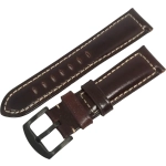 PULSERA CUERO PREMIUM QUALITY BROWN SIZE 22MM-24MM