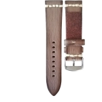 PULSERA CUERO PREMIUM QUALITY GREY SIZE 20MM-22MM - Imagen 2