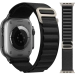 APPLE WATCH STRAP PREMIUM QUALITY BLACK SIZE SMALL & MEDIUM - Imagen 2