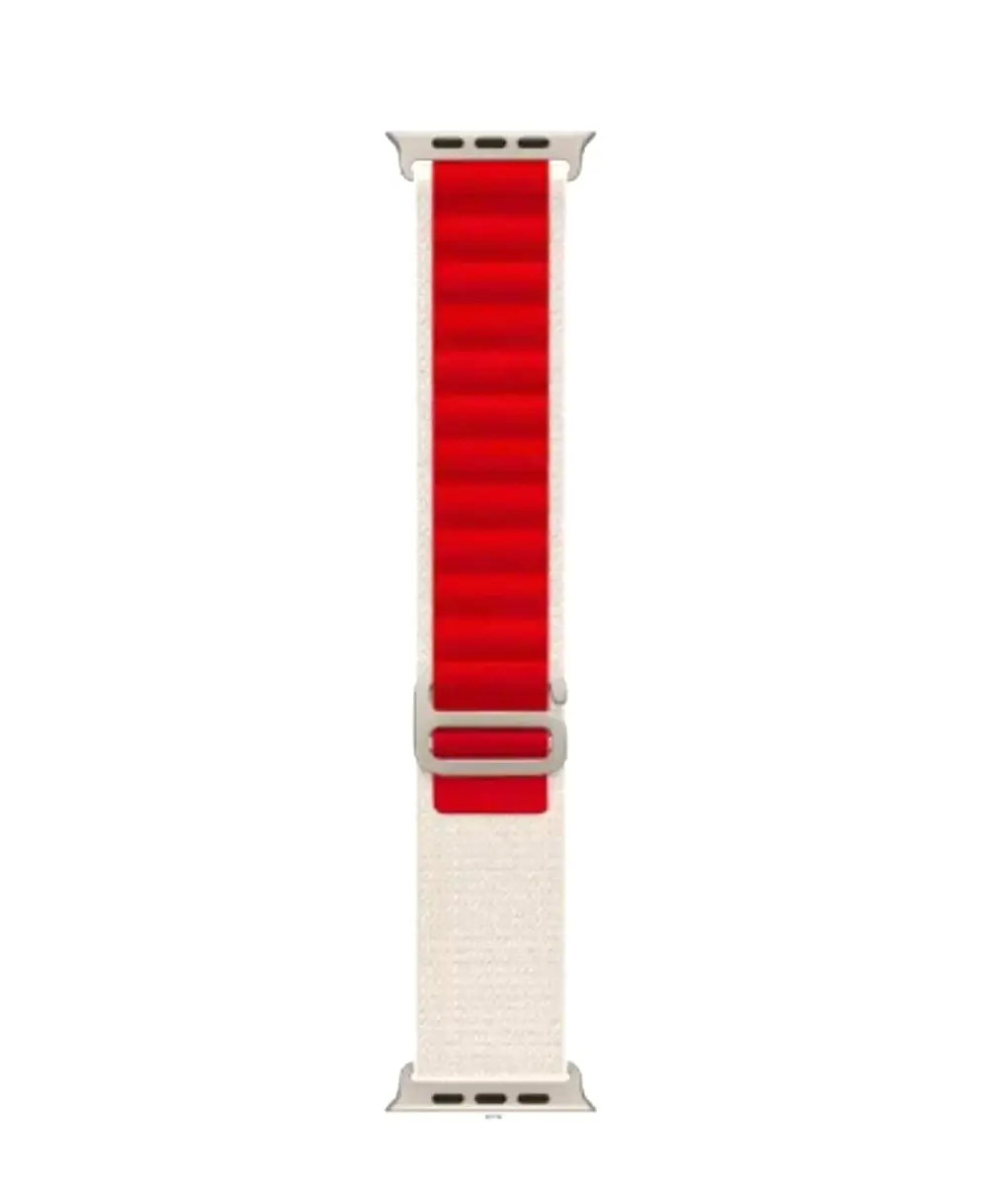PG-42RJ.-1.jpg APPLE WATCH STRAP PREMIUM QUALITY RED SIZE SMALL & MEDIUM - Imagen 1
