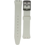 PULSERA SILICONE FOR SWATCH WATCH WHITE SIZE 17MM