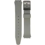 PULSERA SILICONE FOR SWATCH WATCH GREY SIZE 17MM - Imagen 2