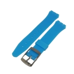 PULSERA SILICONE FOR SWATCH WATCH TURQUOISE SIZE 17MM