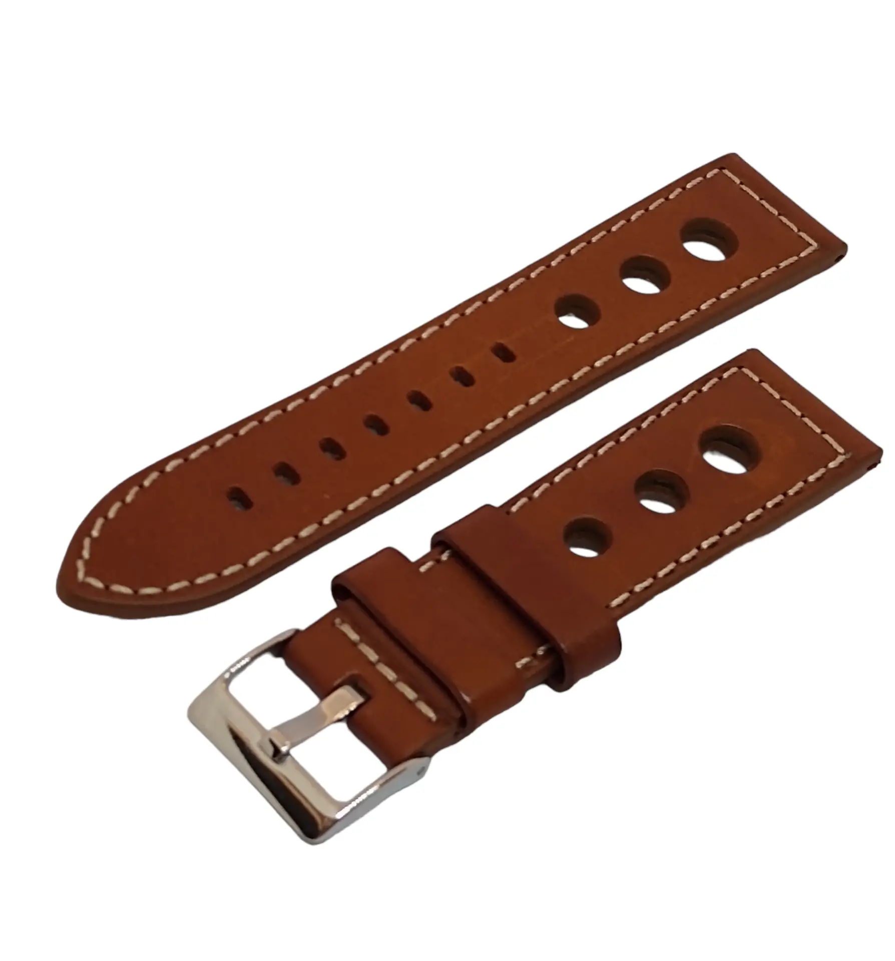 Y710-CF-2.png PULSERA CUERO PREMIUM QUALITY BROWN SIZE 20MM-24MM - Imagen 1