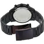 FOSSIL TOWNSMAN CHRONOGRAPH BLACK STAINLESS STEEL BRACELET WATCH FOR MEN - Imagen 2