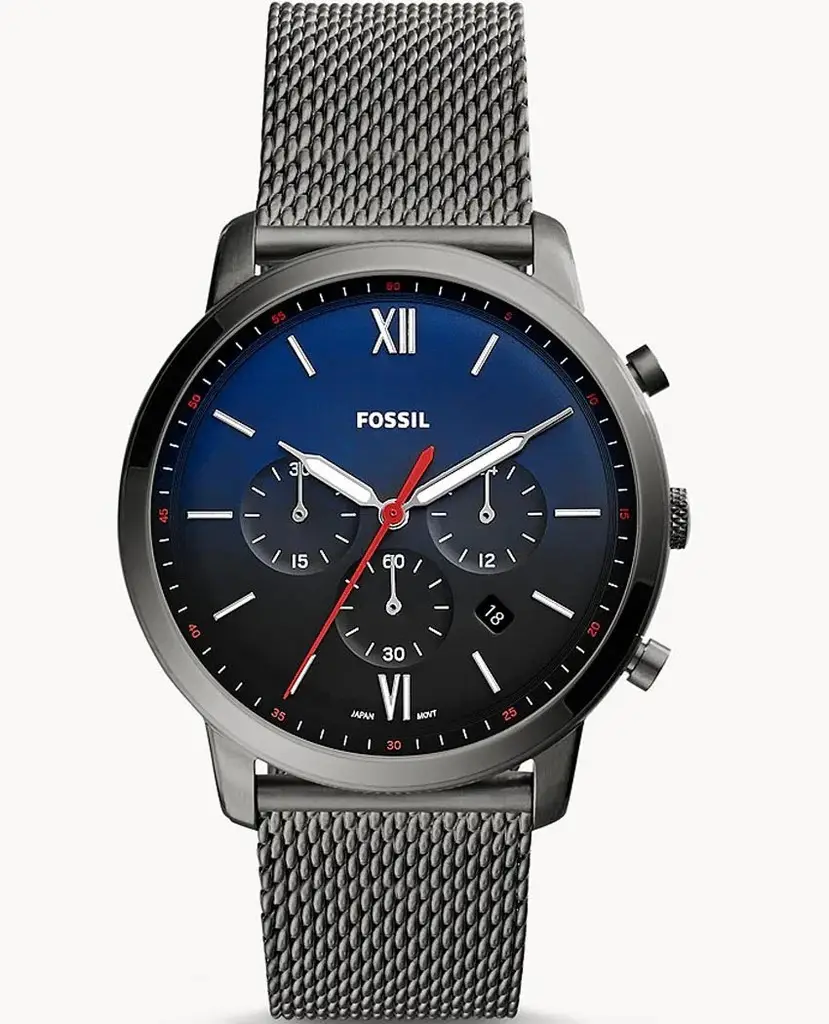 FS5383 FOSSIL NEUTRA CHRONOGRAPH SMOKE STAINLESS STEEL WATCH FOR MEN - Imagen 1