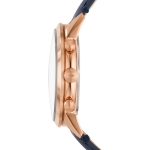 FOSSIL TOWNSMAN CHRONOGRAPH BLUE LEATHER WATCH FOR MEN - Imagen 2