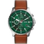 FOSSIL DILLINGER CHRONOGRAPH LUGGAGE LEATHER WATCH FOR MEN