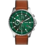 FOSSIL DILLINGER CHRONOGRAPH LUGGAGE LEATHER WATCH FOR MEN
