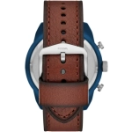 FOSSIL BRONSON CHRONOGRAPH LUGGAGE LEATHER WATCH FOR MEN - Imagen 2