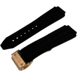 PULSERA SILICONE PREMIUM QUALITY FOR HUBLOT BLACK SIZE 26MM - Imagen 2