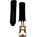PULSERA SILICONE PREMIUM QUALITY FOR HUBLOT BLACK SIZE 26MM - Imagen 3