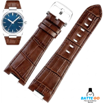 PULSERA CUERO PREMIUM QUALITY FOR TISSOT PRX BROWN - Imagen 3