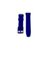 SILICONE STRAP FOR SWATCH CHRONO PLASTIC BLUE COLOR SIZE 20MM - Imagen 3