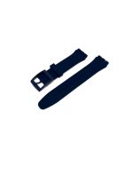 SILICONE STRAP FOR SWATCH NEW GENT, NEW CHRONO DARK BLUE COLOR SIZE 19MM - Imagen 2