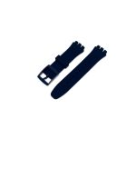 SILICONE STRAP FOR SWATCH CHRONO PLASTIC DARK BLUE COLOR SIZE 20MM - Imagen 2