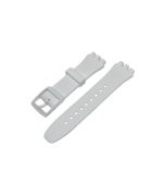 SILICONE STRAP FOR SWATCH CHRONO PLASTIC WHITE COLOR SIZE 20MM - Imagen 2